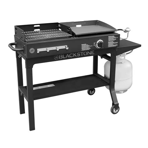 gas grill with lid